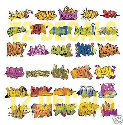 Ho Scale Graffiti 2-pack #1 - Weather Your Box Cars, Hoppers, & Gondolas!