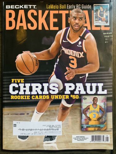 New Beckett Basketball Card Monthly Price Guide *chris Paul Cover August ‘21