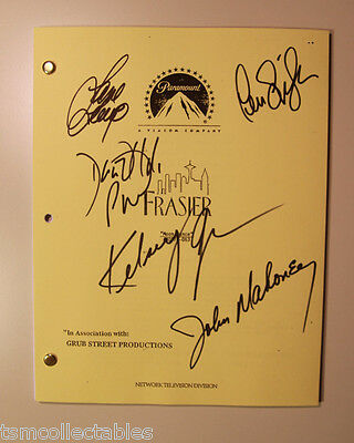 Frasier Full Cast Autographed Script Kelsey Grammer David Hyde Pierce Gilpin