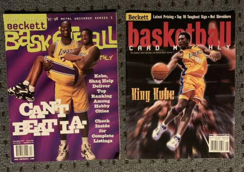 Kobe Bryant Shaquille Shaq O’neal Beckett Basketball Price Guides Magazine